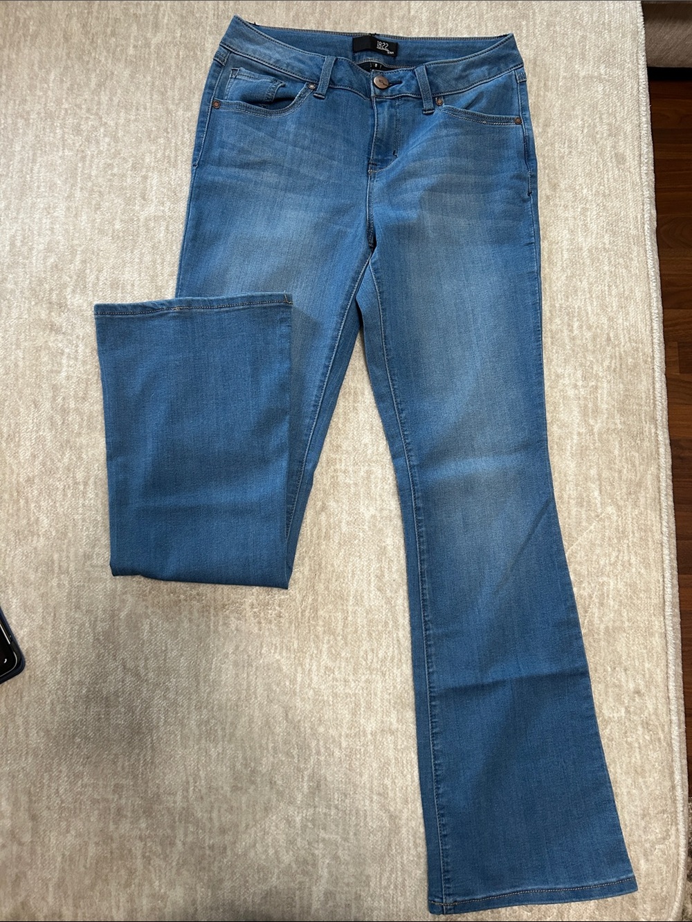1822 Denim Blue Flare Jeans